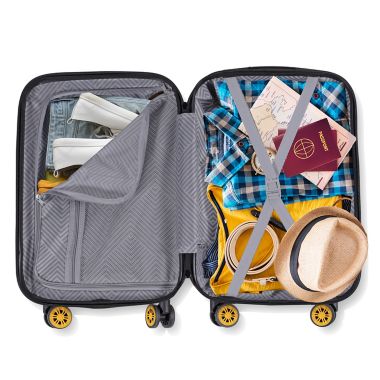 American Green Travel Andante S 20-Inch Hardside Spinner Carry On Luggage in Olive. View a larger version of this product image.