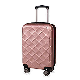 American Green Travel Chester 20-Inch Hardside Spinner Carry On Luggage in Rose Gold