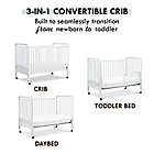 Alternate image 9 for DaVinci Jenny Lind 3-in-1 Convertible Crib in White