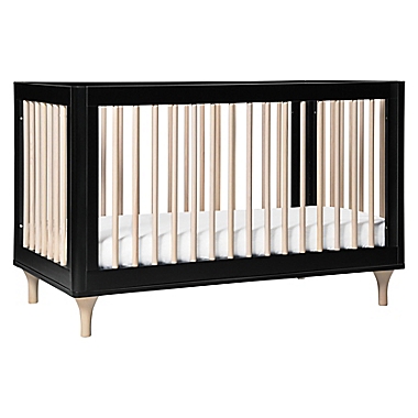 Babyletto Lolly 3-in-1 Convertible Crib in Black/Natural. View a larger version of this product image.