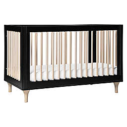 Babyletto Lolly 3-in-1 Convertible Crib in Black/Natural