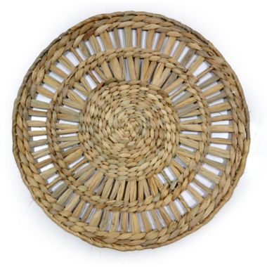Everhome&trade; Easter Spiral Round Placemat in Natural. View a larger version of this product image.