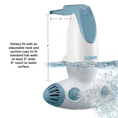 Conair&reg;  Hydro Jet Bath Spa in White. View a larger version of this product image.