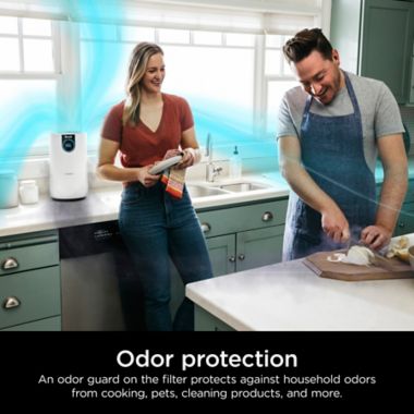 Shark&reg; Air Purifier with Nanoseal HEPA in White. View a larger version of this product image.