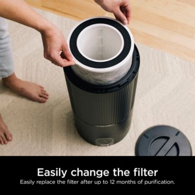 Shark Air Purifier MAX with True NanoSeal HEPA in Black. View a larger version of this product image.