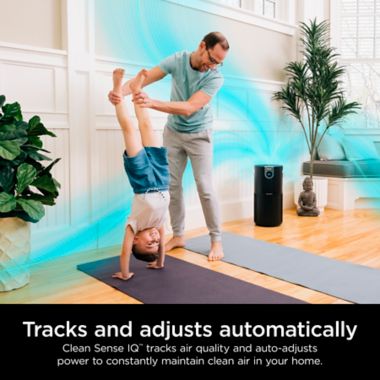 Shark Air Purifier MAX with True NanoSeal HEPA in Black. View a larger version of this product image.