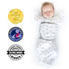 Alternate image 1 for Swaddle Designs Size 0-3M Tiny Arrows Arms Up Half-Length Sleeves Omni Swaddle Sack in Black