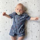 Alternate image 1 for Little Unicorn&reg; Cotton Muslin Fitted Sheet in Shooting Stars
