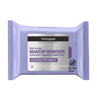 Neutrogena&reg; Night Calming 25-Count Makeup Remover Cleansing Towelettes. View a larger version of this product image.