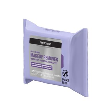 Neutrogena&reg; Night Calming 25-Count Makeup Remover Cleansing Towelettes. View a larger version of this product image.