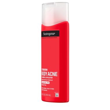 Neutrogena&reg; 8.5 fl. oz. Stubborn Body Acne Cleanser &amp; Exfoliator. View a larger version of this product image.