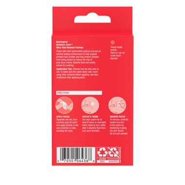 Neutrogena&reg; 24-Count Stubborn Acne Blemish Patches. View a larger version of this product image.
