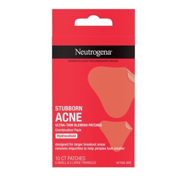 Neutrogena&reg; 10-Count Stubborn Acne Blemish Patches. View a larger version of this product image.