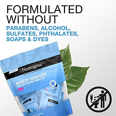 Neutrogena&reg; 20-Count Makeup Remover Cleansing Towelettes Singles. View a larger version of this product image.