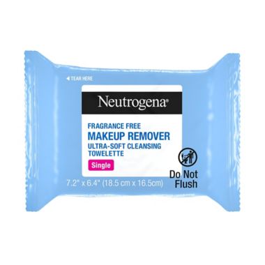Neutrogena&reg; 20-count Fragrance-Free Makeup Remover Cleansing Towelettes. View a larger version of this product image.