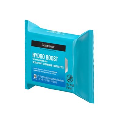Neutrogena&reg; Hydro Boost 25-Count Cleansing Towelettes. View a larger version of this product image.