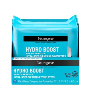 Neutrogena&reg; Hydro Boost 50-Count Cleansing Towelettes. View a larger version of this product image.