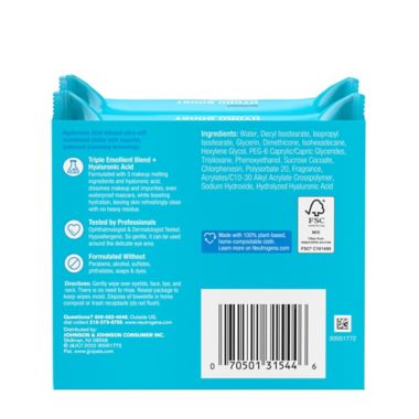 Neutrogena&reg; Hydro Boost 50-Count Cleansing Towelettes. View a larger version of this product image.
