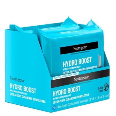 Neutrogena&reg; Hydro Boost 50-Count Cleansing Towelettes. View a larger version of this product image.