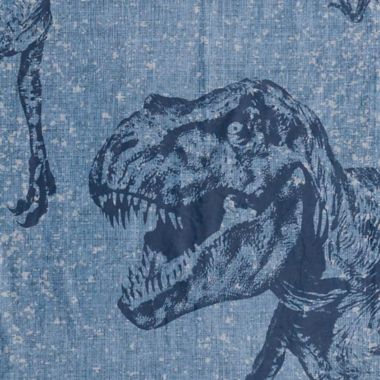 Morning Bird&reg;  Jurassic World&trade; Plush Throw Blanket in Blue. View a larger version of this product image.