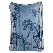 Morning Bird&reg;  Jurassic World&trade; Plush Throw Blanket in Blue
