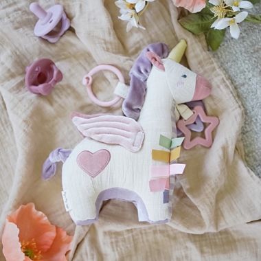 Itzy Ritzy&reg; Link &amp; Love&trade; Pegasus Activity Plush Teether Toy. View a larger version of this product image.