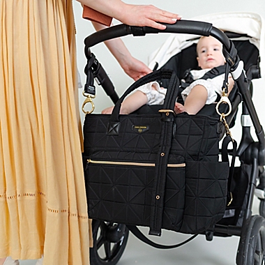 TWELVElittle Carry Love Diaper Tote 3.0 in Black. View a larger version of this product image.