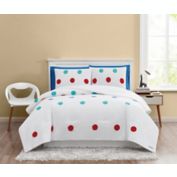 Crayola&reg; Fuzzy Dot Comforter Set