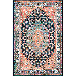 nuLOOM Francis Persian Medallion 5' x 8' Area Rug in Blue