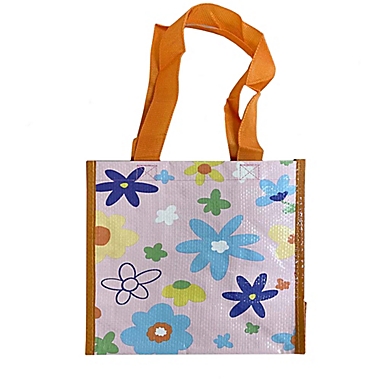 H for Happy&trade; Floral Small Reusable Shopping Tote. View a larger version of this product image.