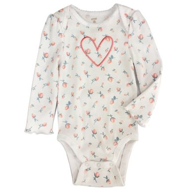 ever &amp; ever&trade; Size 3M Long Sleeve Bodysuit in Love Floral. View a larger version of this product image.