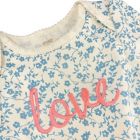 Alternate image 1 for ever &amp; ever&trade; Size 6M "Love" Long Sleeve Bodysuit in Rose Bud Floral
