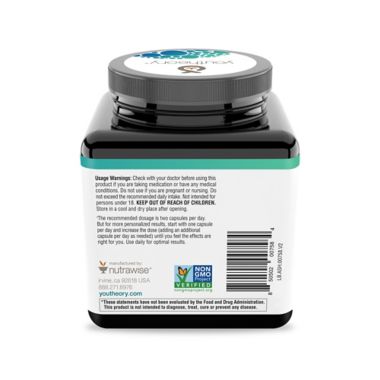 Youtheory&reg; 60-Count Ashwagandha Vegetarian Capsules. View a larger version of this product image.