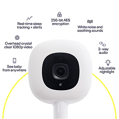 Nanit Pro&trade; Smart Baby Monitor &amp; Wall Mount in White. View a larger version of this product image.
