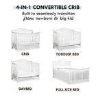 Alternate image 8 for DaVinci Meadow 4-In-1 Convertible Crib
