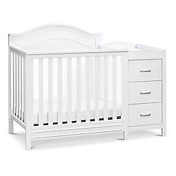 DaVinci Charlie 4-in-1 Convertible Mini Crib & Changer in White