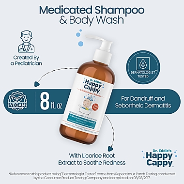 Dr. Eddie&rsquo;s 8 fl. oz. Happy Cappy Medicated Shampoo and Body Wash. View a larger version of this product image.