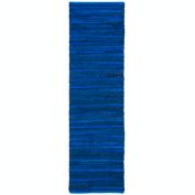 Safavieh Rag Rug Noah 2&#39;3 x 10&#39; Runner in Blue