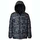 Alternate image 0 for iXtreme Size 3T Camouflage Puffer Jacket in Grey