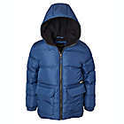 Alternate image 0 for iXtreme Size 12M Solid Puffer Coat in Blue