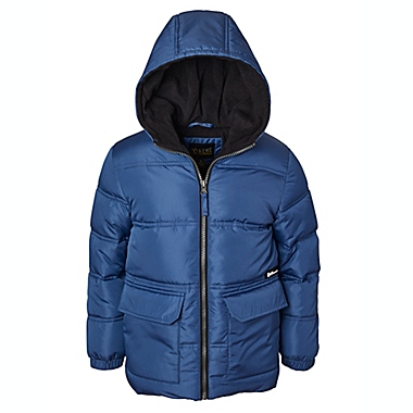 iXtreme Size 12M Solid Puffer Coat in Blue. View a larger version of this product image.