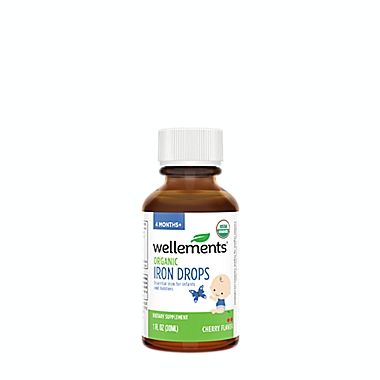 Wellements&reg; 1 fl. oz. Organic Iron Drops. View a larger version of this product image.