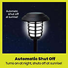 Alternate image 9 for Bell + Howell Solar Pathway Lights with Remote in Black (Set of 4)