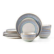 Pfaltzgraff&reg; Hensley 12-Piece Dinnerware Set in Blue