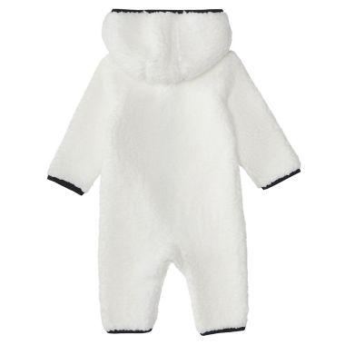 adidas® Fleece Coverall in White/Black | buybuy BABY