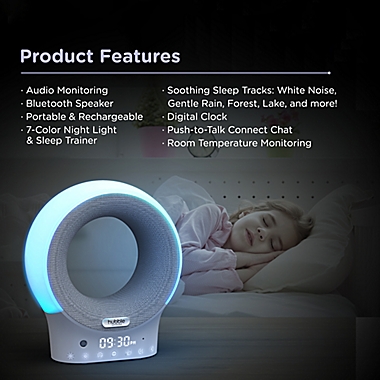 Hubble Eclipse+ Smart WiFi Portable Soother in White. View a larger version of this product image.