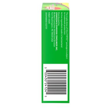 Zyrtec&reg; Allergy 24-Count Children's 10 mg Dye-Free Chewables. View a larger version of this product image.