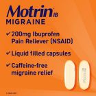 Alternate image 11 for Motrin&reg; IB 80-Count Migraine Liquid Filled Ibuprofen Capsules