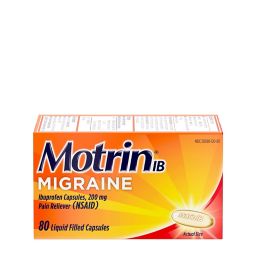 Motrin® IB 80-Count Migraine Liquid Filled Ibuprofen Capsules