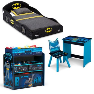 Delta Children® Batman 4-Piece Bedroom Furniture Set in Black | buybuy BABY